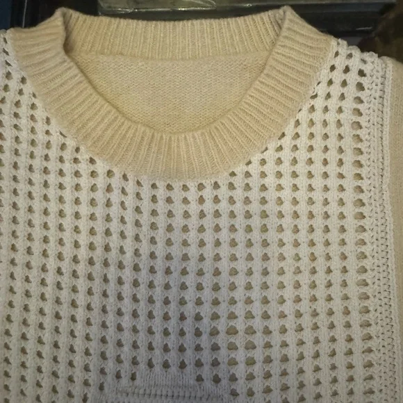 Authenticated Alexander McQueen Beige Crewneck Sweater with Skull Design - Picture 4 of 6